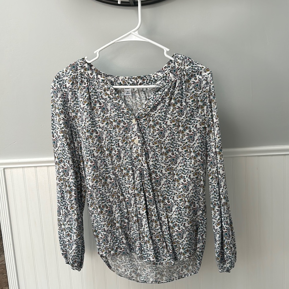 XS Old Navy Floral Blouse